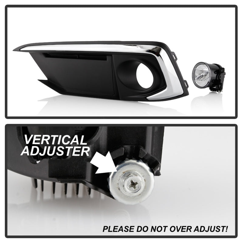 Spyder Honda Civic 2019+ OEM LED Fog Lights w/ OEM switch - Clear FL-HC2019-LED-C 5087034