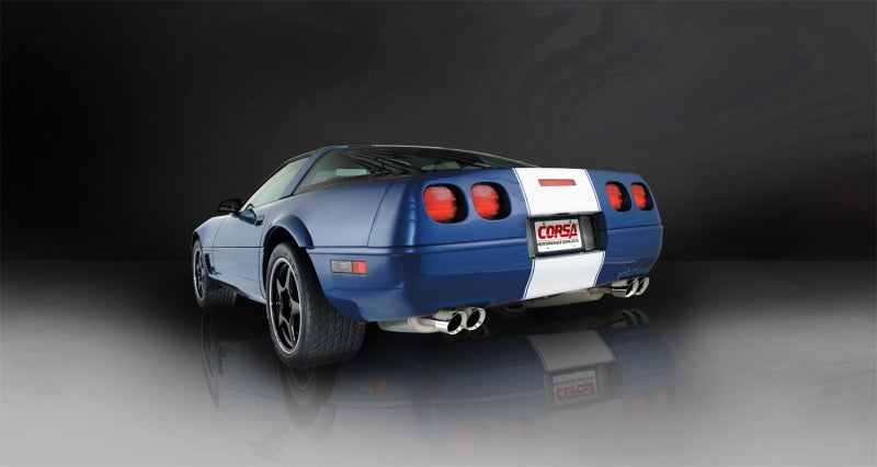 Corsa Performance Corsa 96-96 Chevrolet Corvette C4 5.7L V8 LT4 Polished Sport Cat-Back