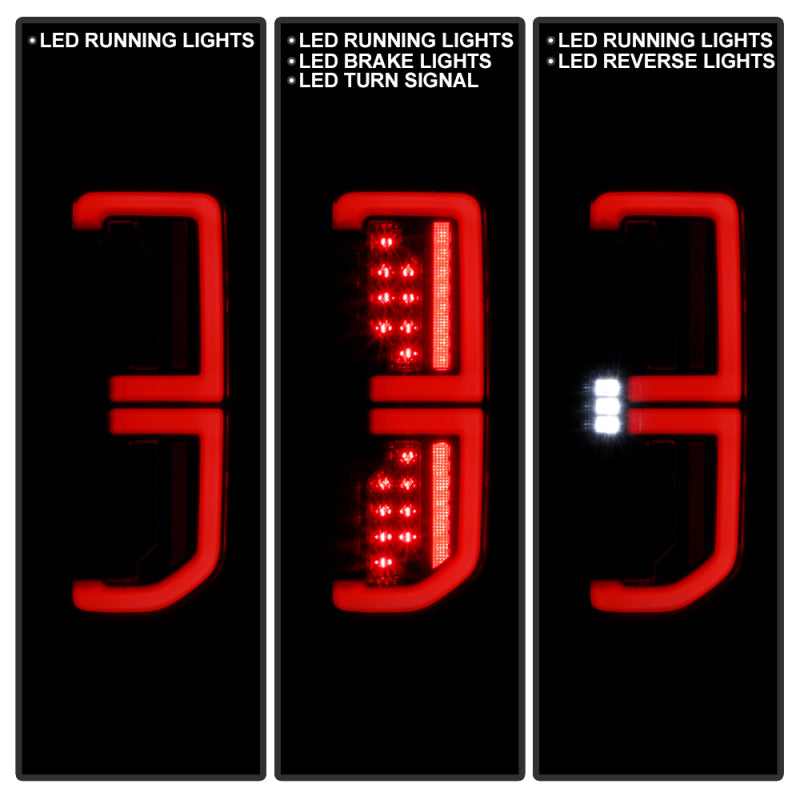 SPYDER 21-23 Ford Bronco (w/ Factory Halogen) LED Tail Lights (ALT-YD-FB21-HAL-BK) 5088857