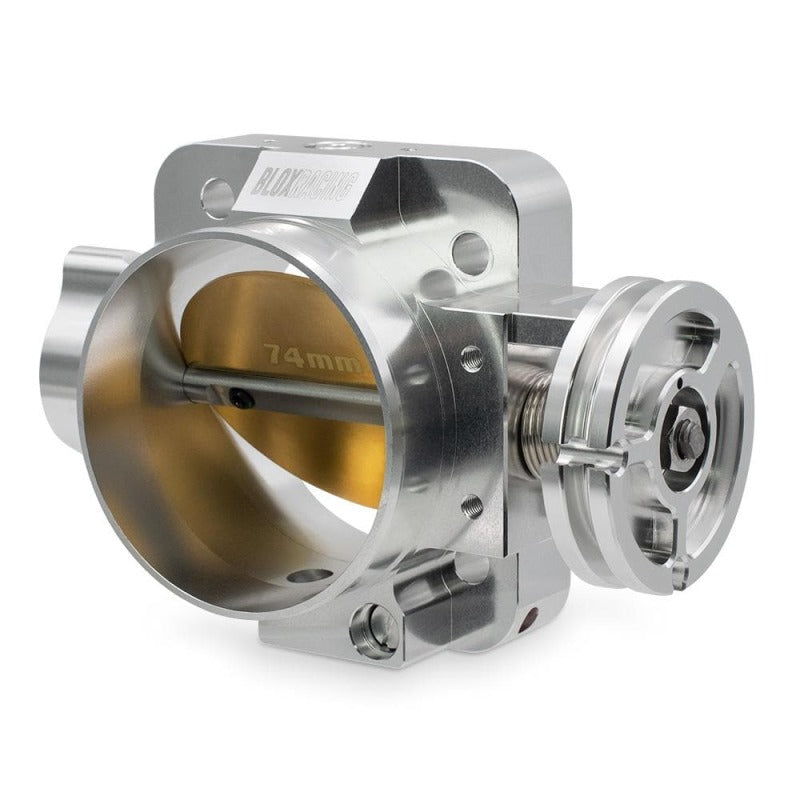 BLOX Racing Honda B/D/H/F Series Engines 74mm Silver Billet Throttle Body V2 BXIM-00204-SI-V2