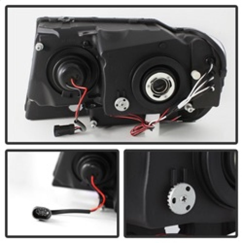 Spyder Jeep Grand Cherokee 99-04 Projector Headlights LED Halo LED Chrm - PRO-YD-JGC99-HL-C 5011152