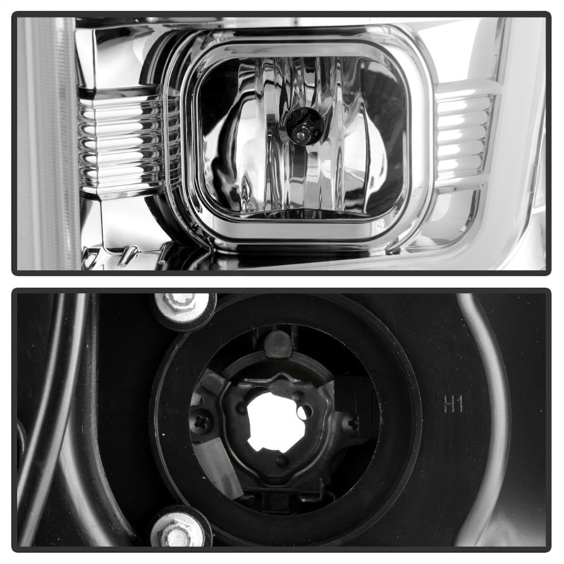Spyder Ford F-250/350/450 08-10 V2 High-Power LED Headlights-Switch Back-Chrome PRO-YD-FS08PL-SBLB-C 5087744