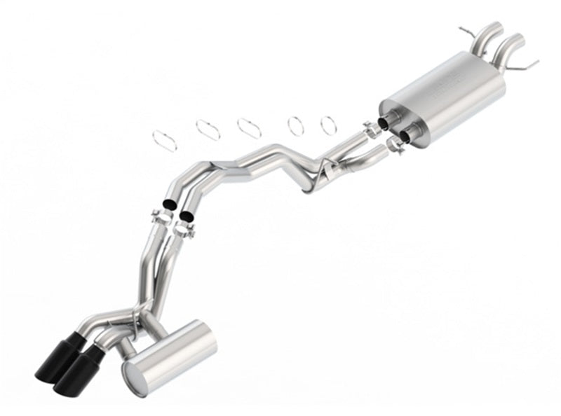 Borla 2018 Lincoln Navigator 3.5L A/T 2WD/4WD Touring 2.5in Catback Exhaust w/Black Chrome Tips 140744