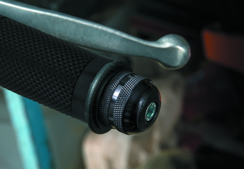 BikeMaster Anti-Vibration Bar Ends - 1in - Black 261316