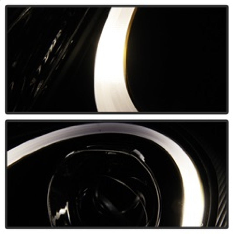 Spyder Porsche Cayman 05-08 Headlights - Halogen Model Only - DRL LED - Black PRO-YD-P98705-DRL-BK 5083197