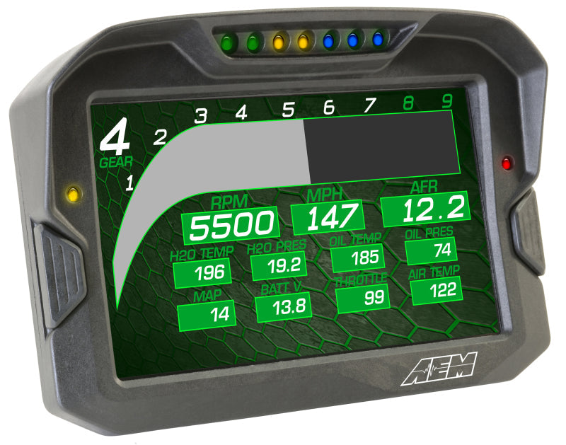 AEM Electronics Digital Dash, CD-7G, Carbon Housing, GPS, CAN Bus, Kit