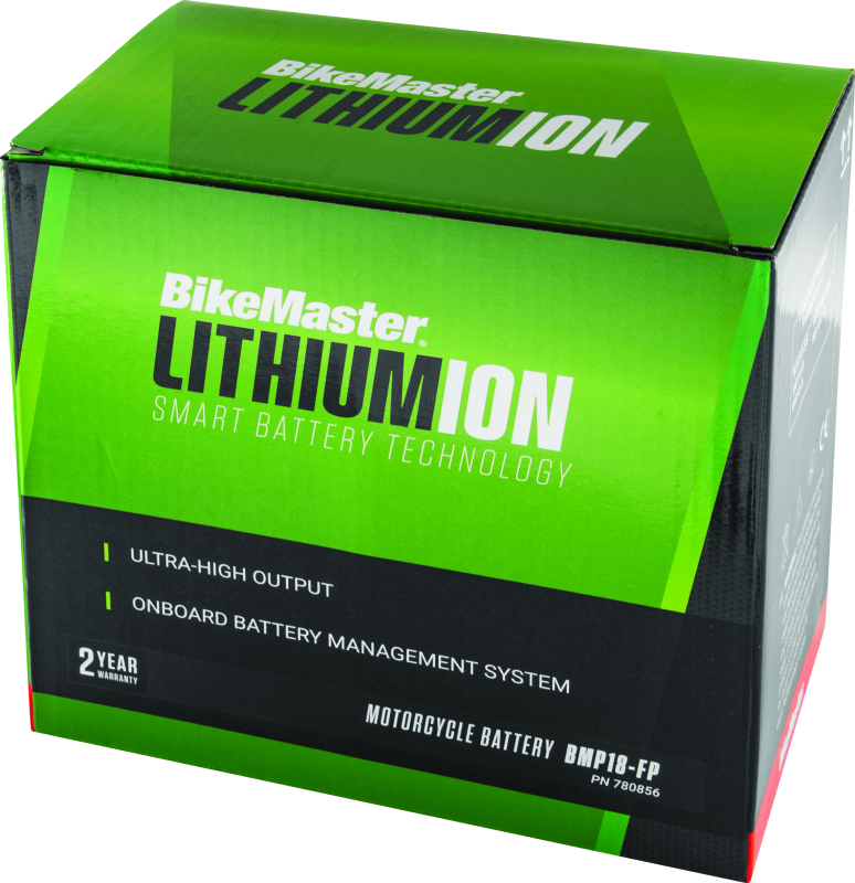 BikeMaster Lithium Ion 2.0 Battery BMP18-FP 780856