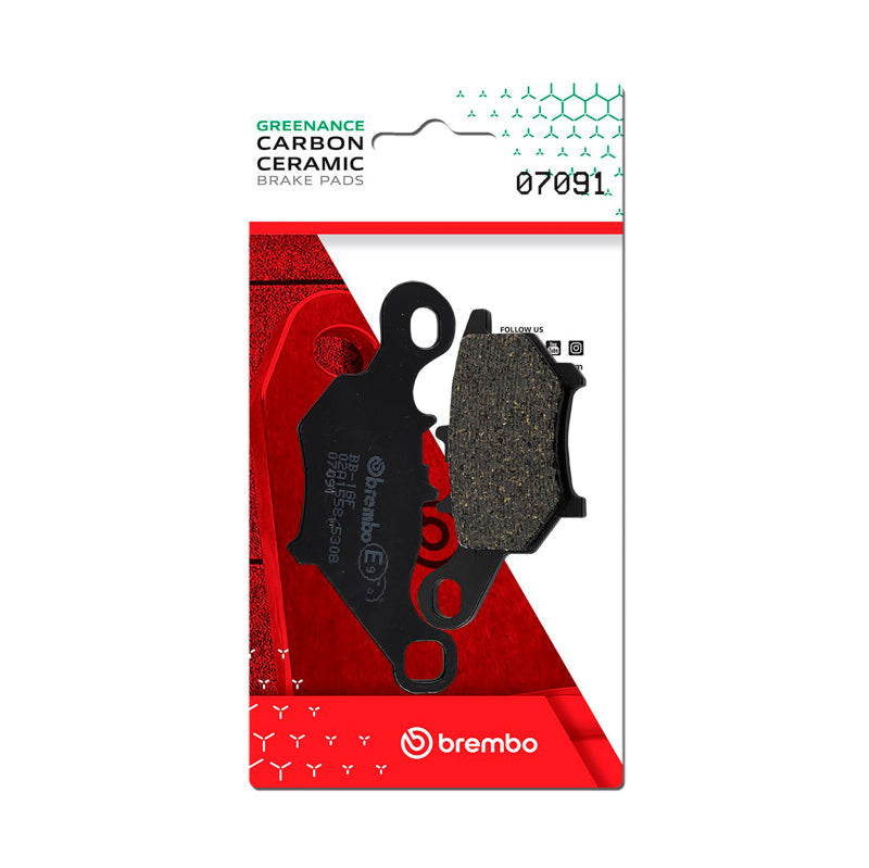 Brembo OE Yamaha Jog Carbon Ceramic Brake Pad - Front 07091