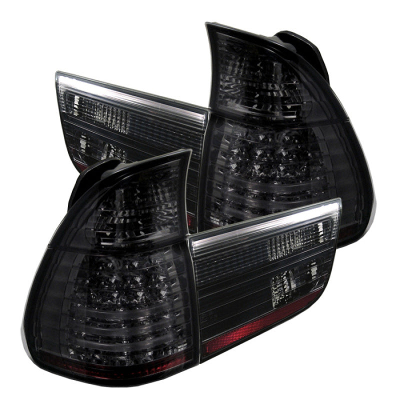 Spyder BMW E53 X5 00-06 4PCS LED Tail Lights Smoke ALT-YD-BE5300-LED-SM 5000828