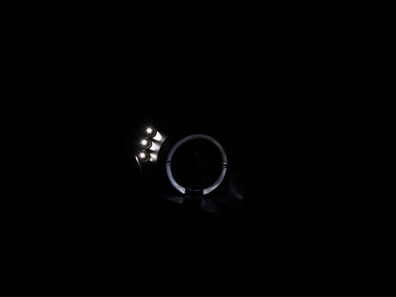 Anzo 2000-2005 Toyota Celica Projector Headlights w/ Halo Black