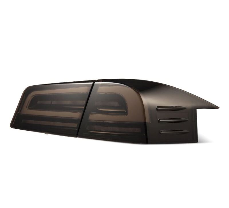 AlphaRex 12-21 Tesla Model S LUXX-Series LED Tail Lights - Black 601120 *Discontinued