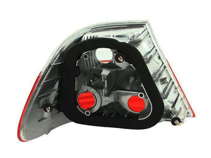Anzo 2000-2003 BMW 3 Series E46 Tail lights Red/Smoke - Outer