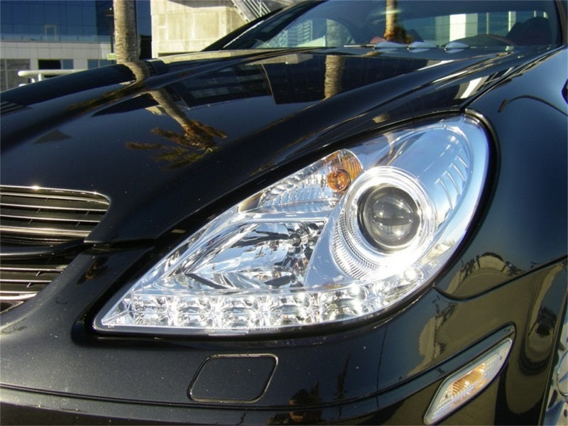 Spyder Mercedes Benz SLK 05-10 Projector Xenon/HID Model- DRL Chrm PRO-YD-MBSLK05-HID-DRL-C 5014993