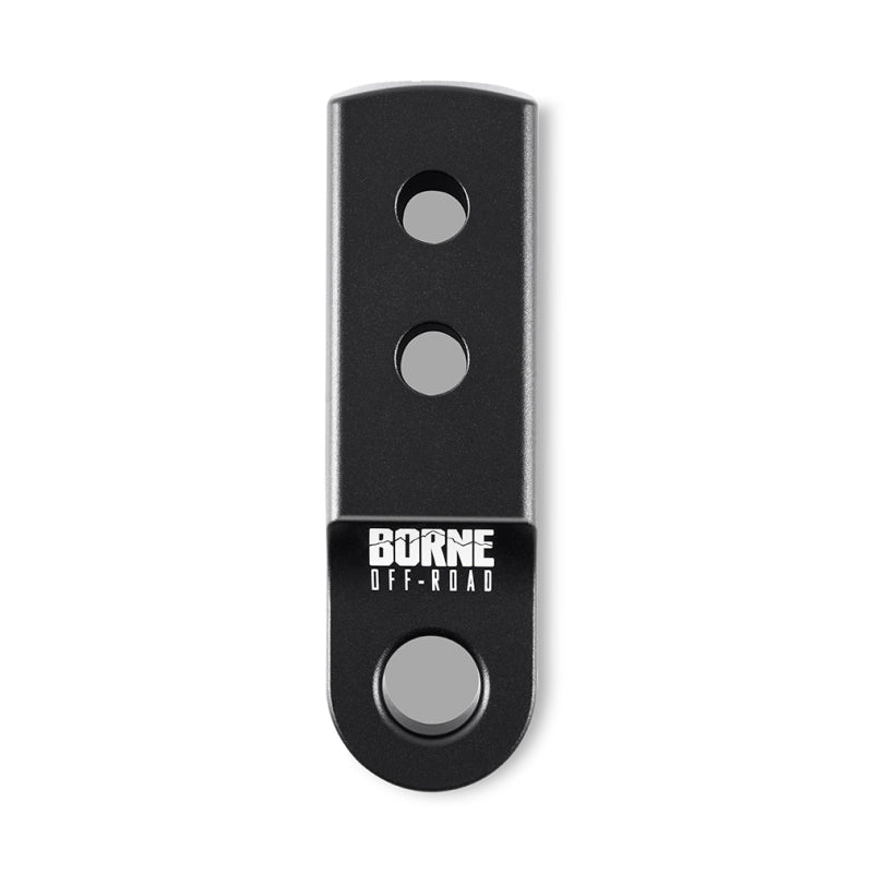 Borne Off-Road CNC Hitch Receiver Shackle 2in Black BNHR-2-BK