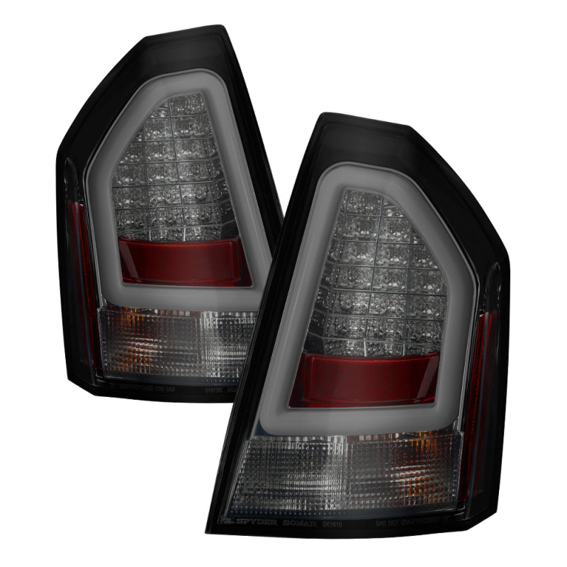 Spyder Chrysler 300C 05-07 V2 Light Bar LED Tail Lights - Smoke ALT-YD-C305V2-LED-SM 5083371