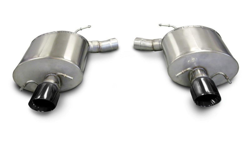 Corsa Performance 09-13 Cadillac CTS Sedan V 6.2L V8 Black Touring Axle-Back Exhaust