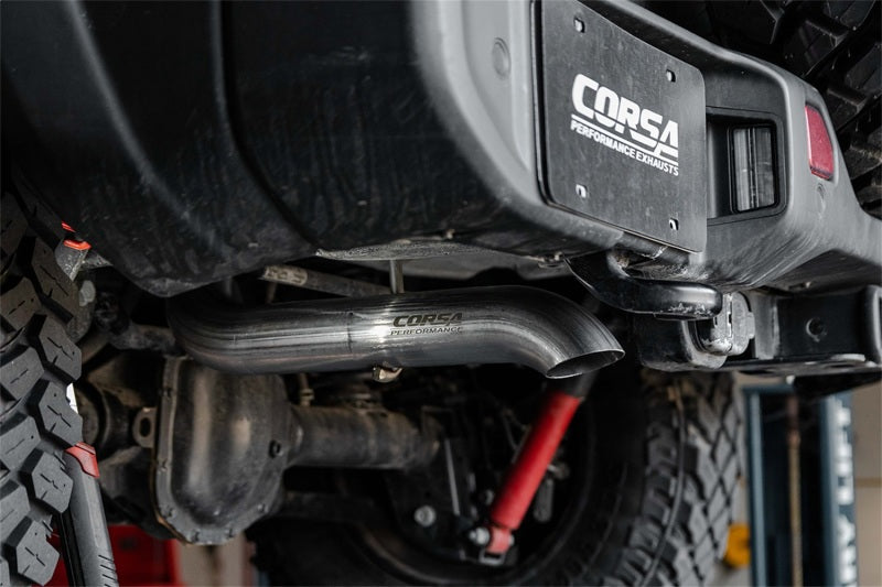 Corsa 18-21 Jeep Wrangler JLU 3.6L Sport 2.75in Cat-Back Exhaust w/ Turn Down Tip 21123