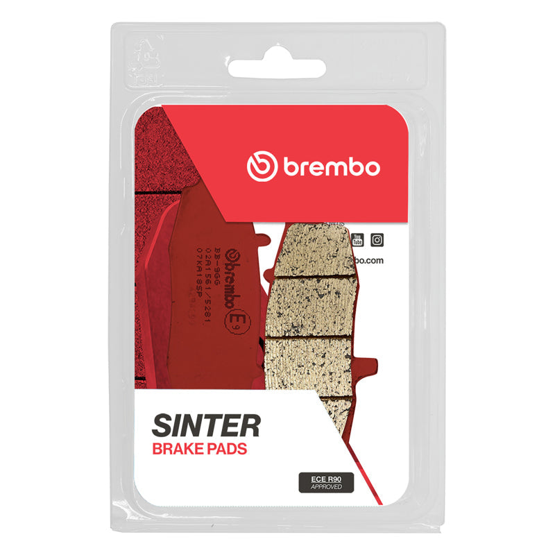 Brembo OE 99-04 Kawasaki ZR-7 Left 750cc Brake Pad - Rear 07KA18SP
