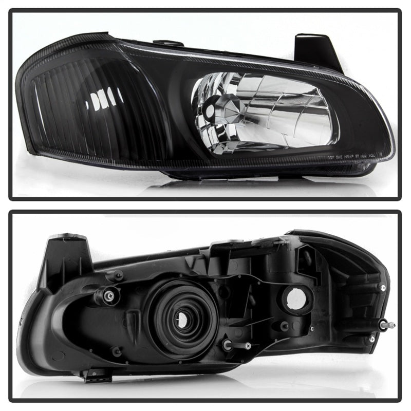 SPYDER xTune 00-01 Nissan Maxima (Excl 20th Anniversary Edition) OEM Headlights - Black (HD-JH-NM00-BK) 9042782