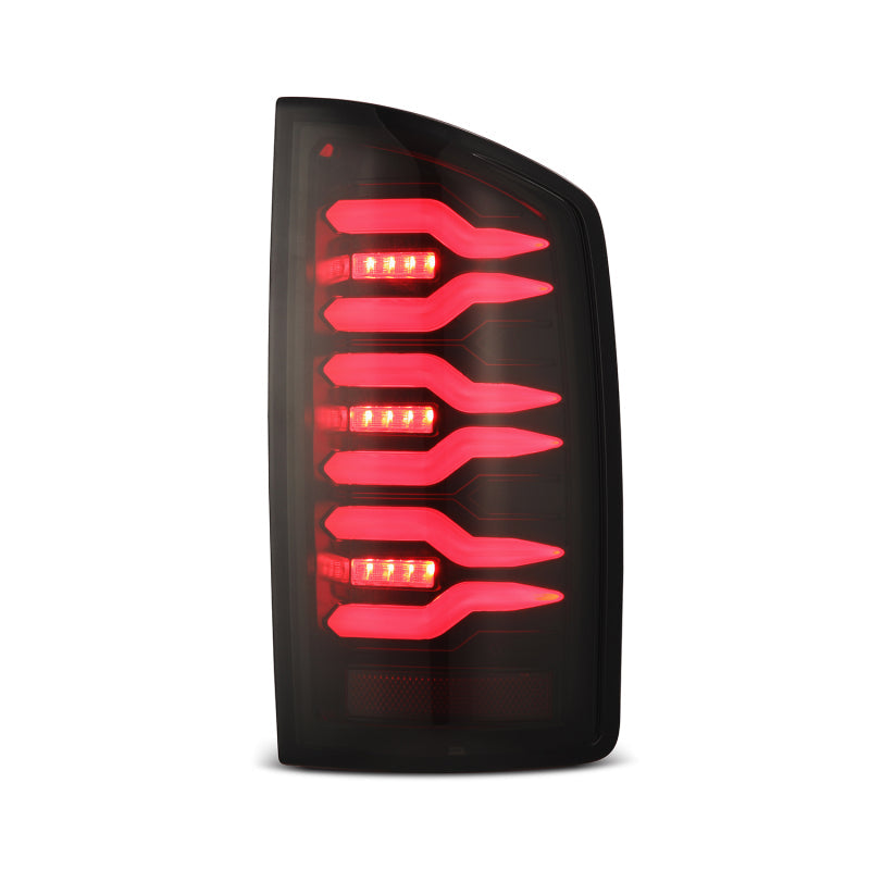 AlphaRex 07-08 Dodge Ram1500/07-09 Dodge Ram 2500+3500 Luxx-Series LED Tail Lights(Pair) Black/Red 641060 *Discontinued