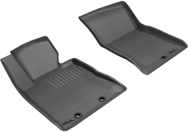 3D MAXpider 2012-2016 Hyundai Genesis Kagu 1st Row Floormat - Gray L1HY02311501