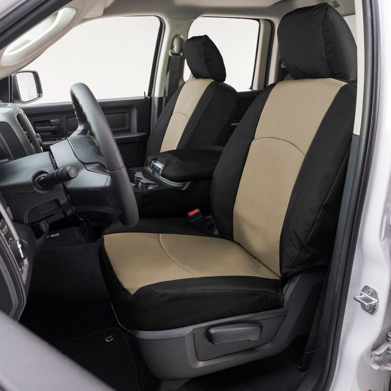 Covercraft 24-25 Ford F250/F550 Endura PrecisionFit Front Row Bucket Seat-Tan/Black GTF4422ABENTB