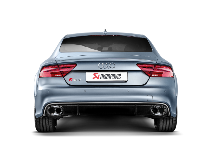 Akrapovic 14-17 Audi RS7 Sportback (C7) Evolution Line Cat Back (Titanium) w/ Carbon Tips S-AU/TI/4H