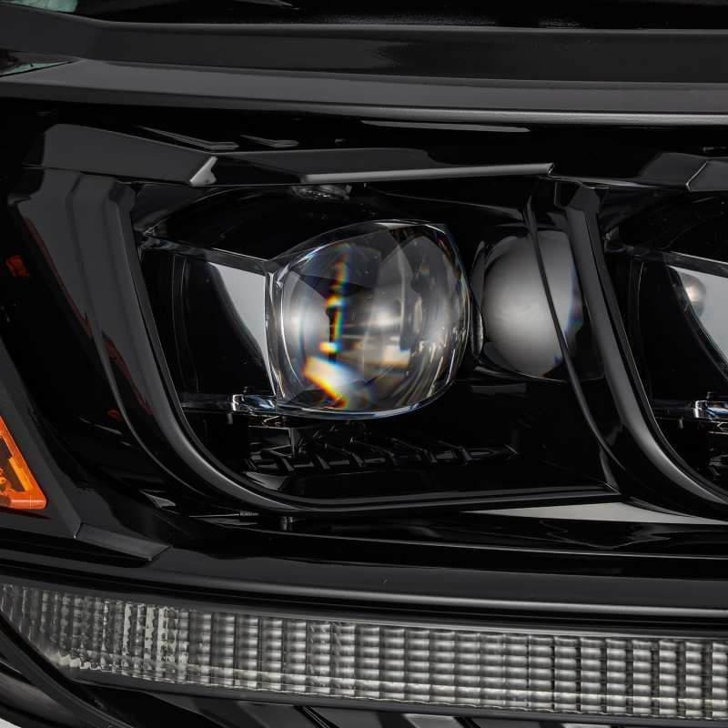 AlphaRex 19-21 Ford Ranger NOVA LED Proj Headlight Plnk Style Alpha Blk w/Activ Light/Seq Signal/DRL 880123 *Discontinued