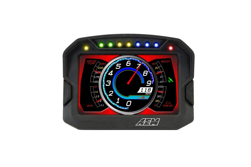 AEM CD-5G Carbon Digital Dash Display w/ Interal 10Hz GPS & Antenna 30-5602