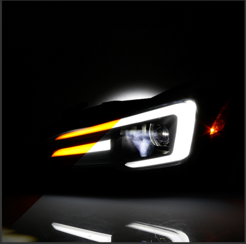 Spyder Subaru Impreza WRX 15-20 Halogen High-Power LED Headlights- Black PRO-YD-SWRX15HALAP-SBSEQ-BK 5088093