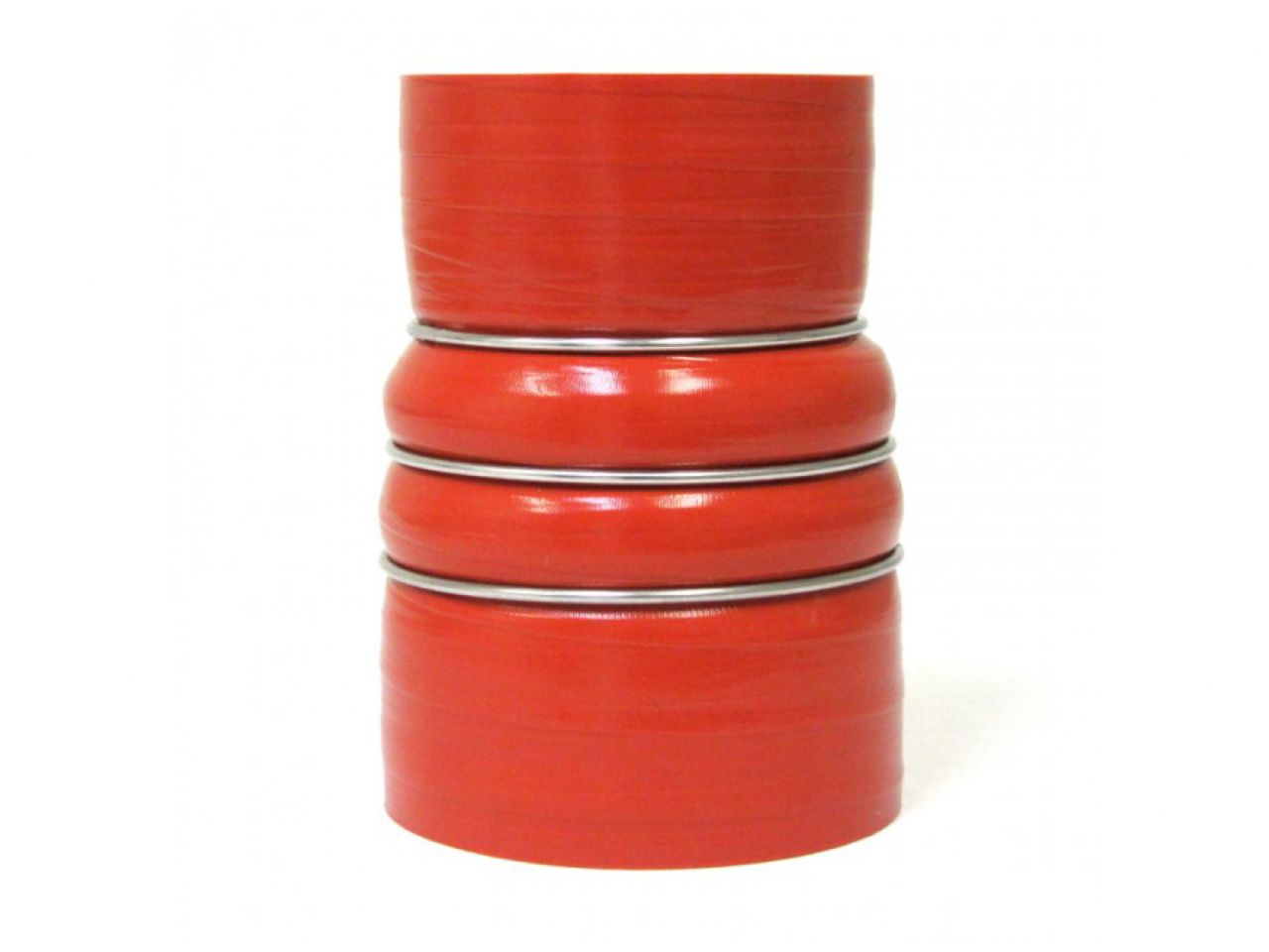 HPS 5" - 6" ID, 8" Length, Silicone Charge Air Cooler CAC Hose Double Hump Reducer Coupler Bellow Hot Side, Ultra High Temp 6-ply Aramid Reinforced, 127mm - 152mm ID