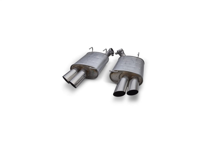 Ford Racing 2013-2014 Mustang GT Axle Back QUAD TIP Mufflers with Rear Lower VALENCE M-5230-MSVTCD