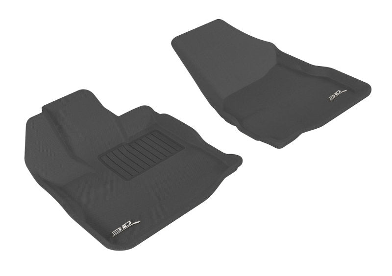 3D MAXpider 2010-2017 Chevrolet/GMC Equinox/Terrain Kagu 1st Row Floormat - Black L1CH01411509