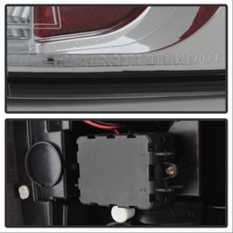 Spyder Chevy Suburban/GMC Yukon/Yukon Denali 07-14 LED Tail Lights Red Clear ALT-YD-CSUB07-LED-RC 5002150