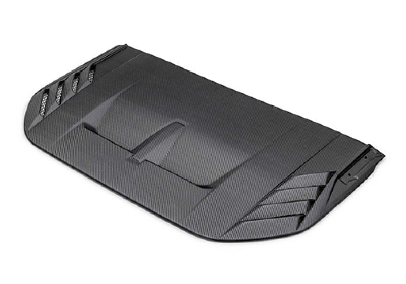 Ford Racing 22-24 Ford Bronco Raptor Carbon Fiber Hood Vent - Matte Finish M-16628-BM