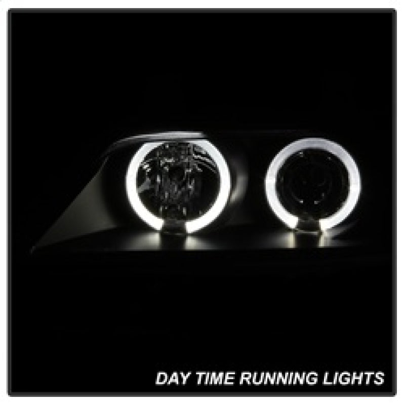 Spyder BMW Z3 96-02 Projector Headlights LED Halo Black High H1 Low H1 PRO-YD-BMWZ396-HL-BK 5009081
