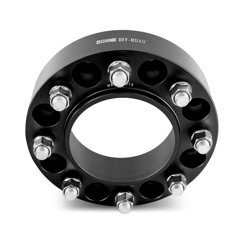 Borne Off-Road Wheel Spacers 8x180 124.1 50 M14 Black BNWS-009-500BK