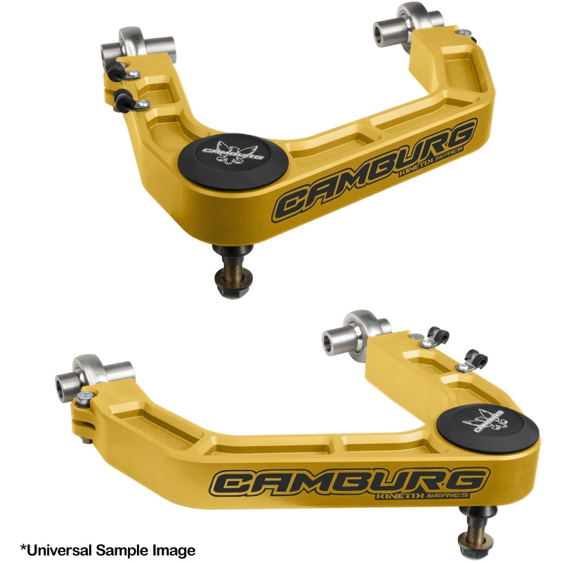 Camburg 21-24 Ford F-150 (Ex. Raptor) KINETIK Series Billet Upper Control Arms - Gold CAM-110211-GLD