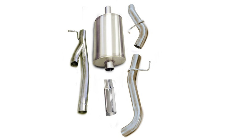 Corsa/dB 02-06 GMC Sierra Denali Ext Cab/Short Bed 1500 6.0L V8 Polished Sport Cat-Back Exhaust 24224