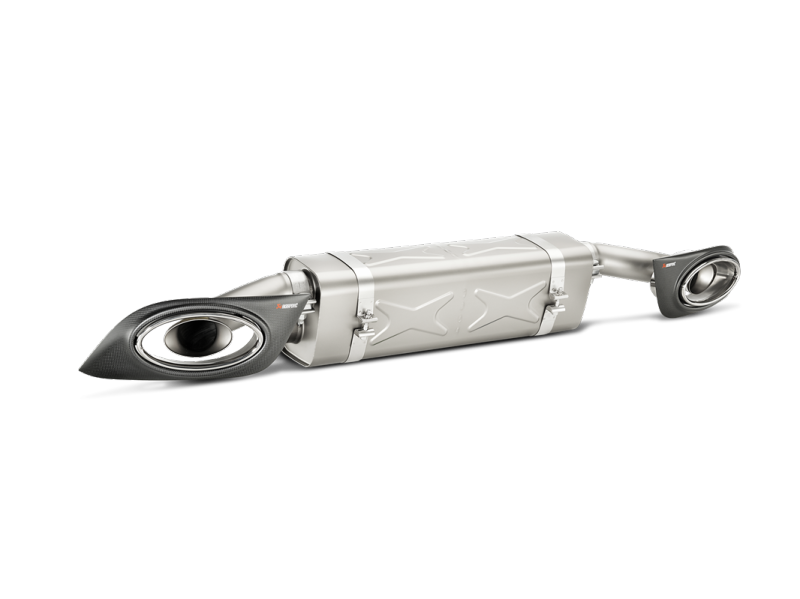 Akrapovic 14-15 Porsche 911 Turbo/Turbo S (991) Slip-On Line (Titanium) w/ Carbon Titanium Tips S-PO991TSO-HT