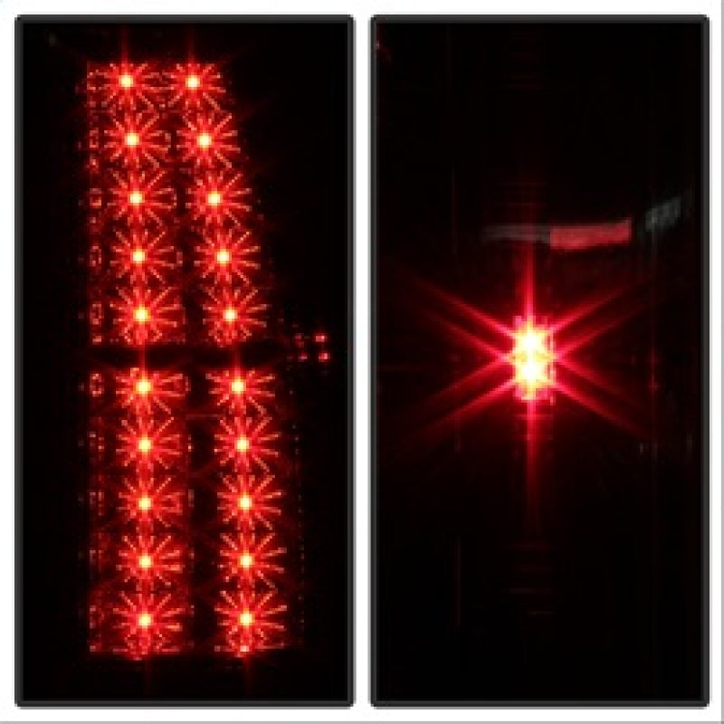Spyder Chevy Suburban/GMC Yukon/Yukon Denali 07-14 LED Tail Lights Red Clear ALT-YD-CSUB07-LED-RC 5002150
