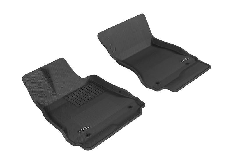 3D MAXpider 2007-2013 Mercedes-Benz S-Class W221 Kagu 1st Row Floormat - Gray L1MB00611501