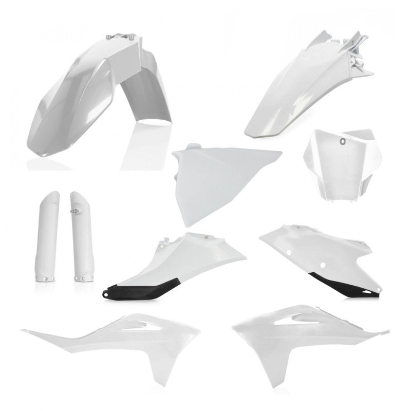 Acerbis Full Plastic Kit Wht/Blk 2872791035