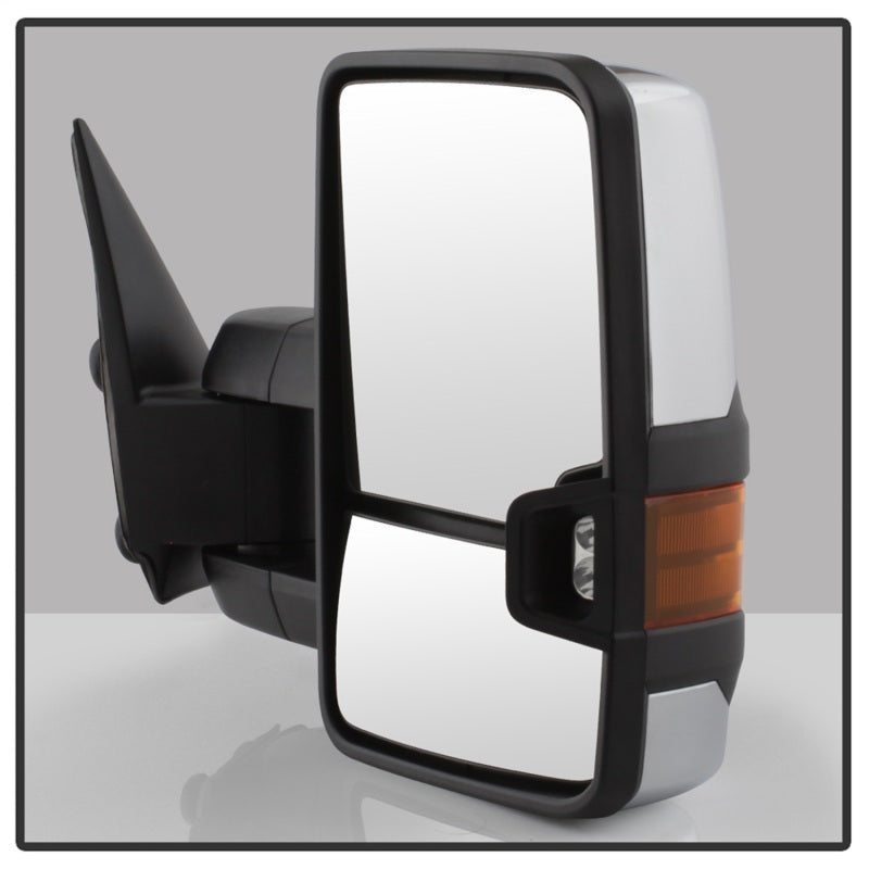 SPYDER xTune Chevy Silverado 99-06 G3 LED Signal Telescoping Mirror Chrome - SET MIR-CS03S-G3C-MA-AM-SET 9936746