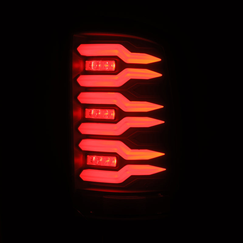 AlphaRex 07-13 GMC Sierra 1500/07-14 2500/3500HD (No Classic/Dually) Luxx-Series LED Tail Lights Blk 630060 *Discontinued