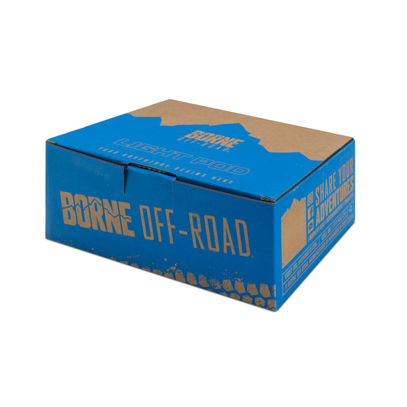 Borne Off-Road 21+ Bronco Light Pods 2pc Ditch 3x3 Flood BNLT-BR-21-DT2F