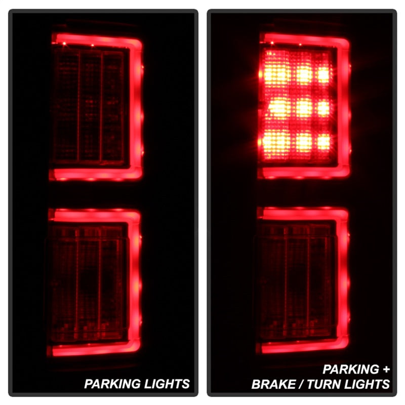 Spyder 18-19 Ford F-150 (w/Blind Spot Sensor) LED Tail Lights - Black (ALT-YD-FF15018-LED-BK) 5085689