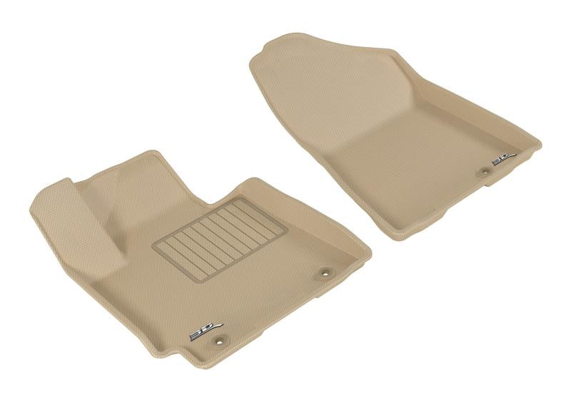 3D MAXpider 2016-2018 Hyundai Tucson Kagu 1st Row Floormat - Tan L1HY06611502