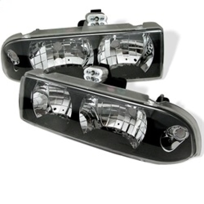 Spyder Chevy S10 98-04/Chevy Blazer 98-05 Crystal Headlights Black HD-YD-CS1098-BK 5012425