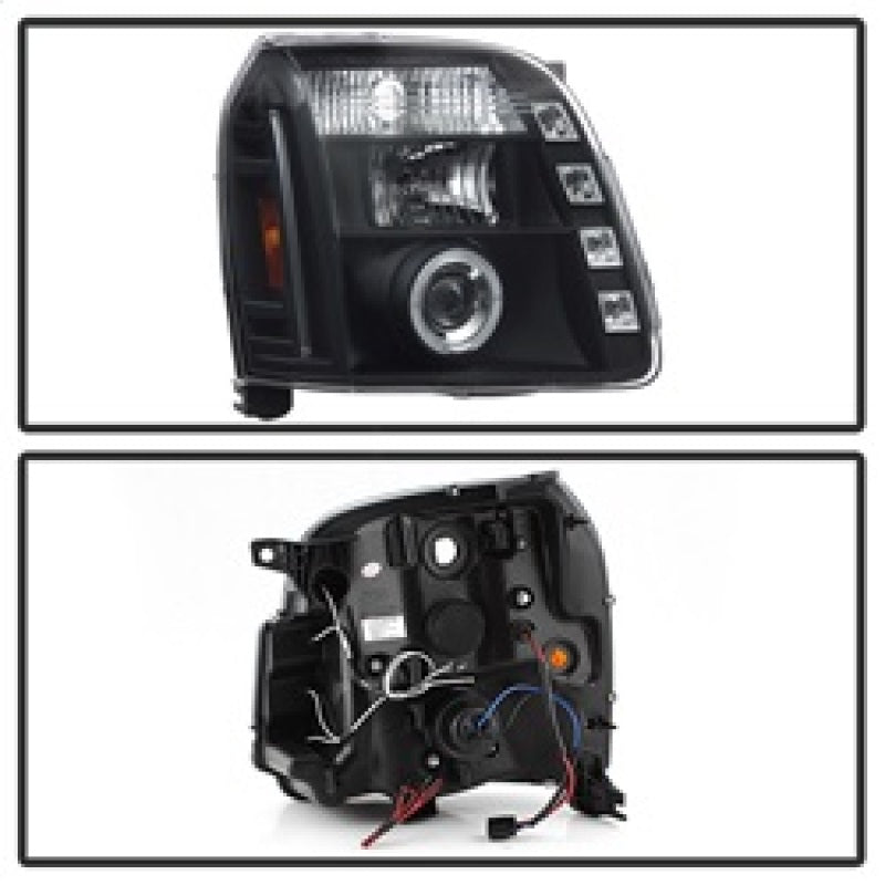 Spyder GMC Yukon 07-14/GMC Yukon Denali 07-14Projector Headlights LED Halo LED Blk PRO-YD-GY07-HL-BK 5029331